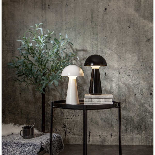 Crna LED stolna lampa s mogućnosti zatamnjivanja (visina 28 cm) Mushroom – Star Trading-image-3