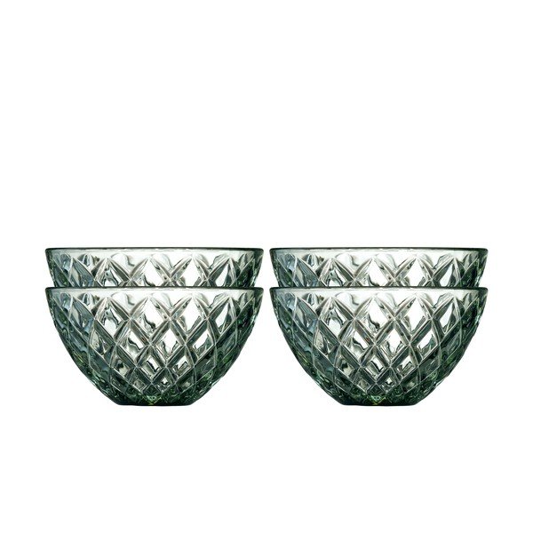 Zelene staklene zdjelice u setu 4 kom 325 ml Sorrento – Lyngby Glas