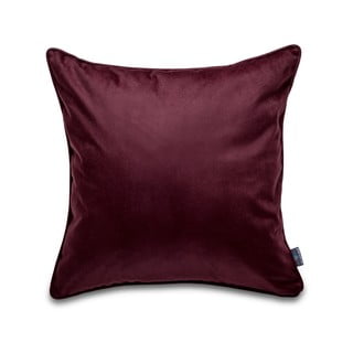 Dark Crvena premaza na jastuku s velvetom površine opovrgava patlidžan, 50 x 50 cm