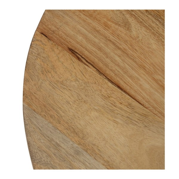 Okrugli stolić za kavu od masivnog manga u prirodnoj boji ø 60 cm Mao – Ixia-image-4