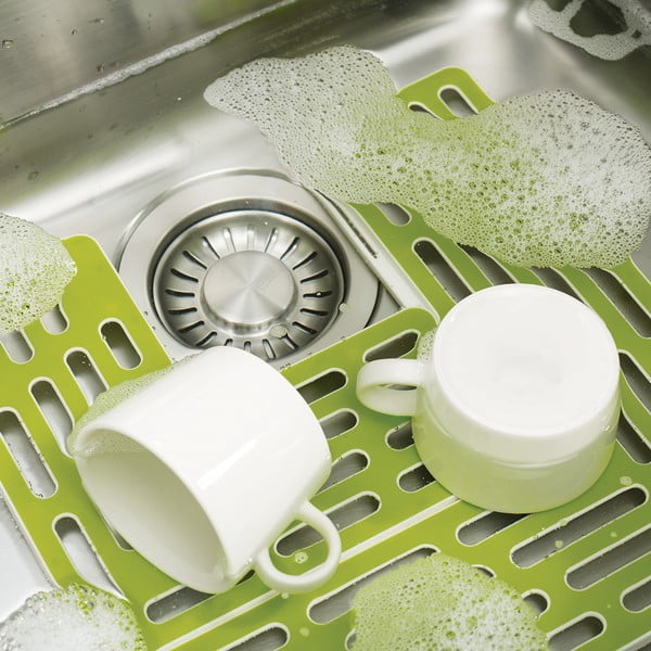 Protuklizne prostirke u setu 2 kom za umivaonik 28,5x28,5 cm Sink – Joseph Joseph-image-2