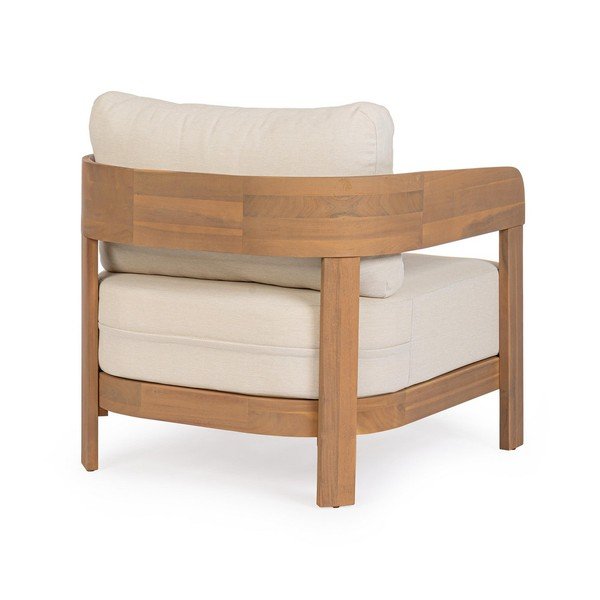 Vrtna fotelja od masivnog drveta u prirodnoj boji Pablo – Bizzotto-image-4