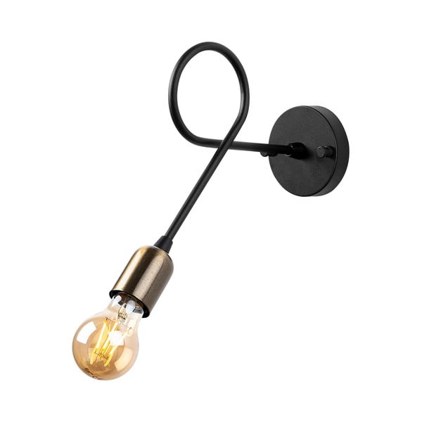 Crna zidna lampa Viraj – Opviq lights-image-3