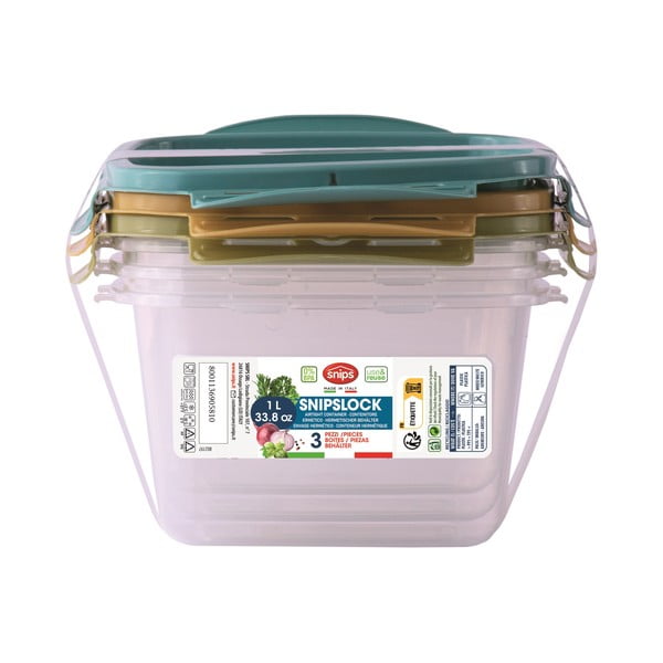 Posude za ručak u setu 3 kom Snipslock – Snips-image-4