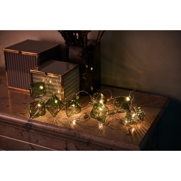 Svjetleći LED lanac Sirius Nellie Green, dužine 180 cm