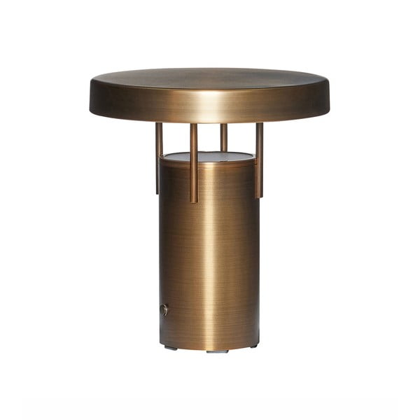 LED stolna lampa s mogućnosti zatamnjivanja u brončanoj boji (visina 20 cm) BringMe – Hübsch