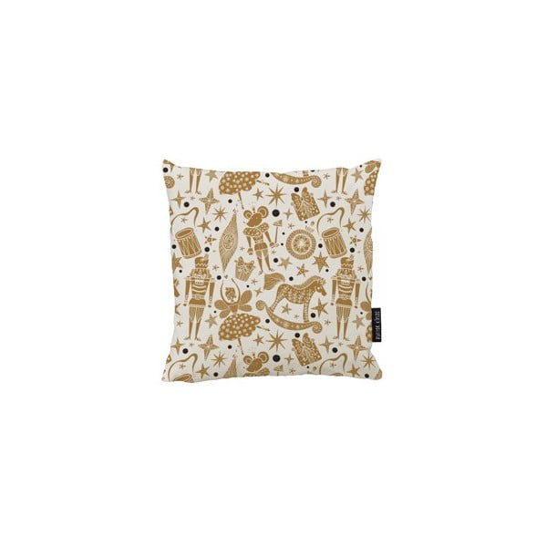 Ukrasni jastuk s božićnim motivom 45x45 cm Golden Nutcracker – Butter Kings