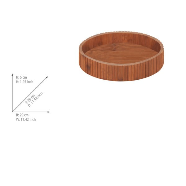 Okretni organizator začina od bambusa ø 29 cm Mera – Wenko-image-1