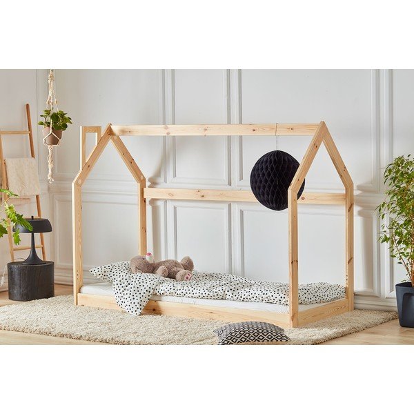 Dječji drveni krevet u obliku kućice Pinio, 200 x 90 cm-image-1