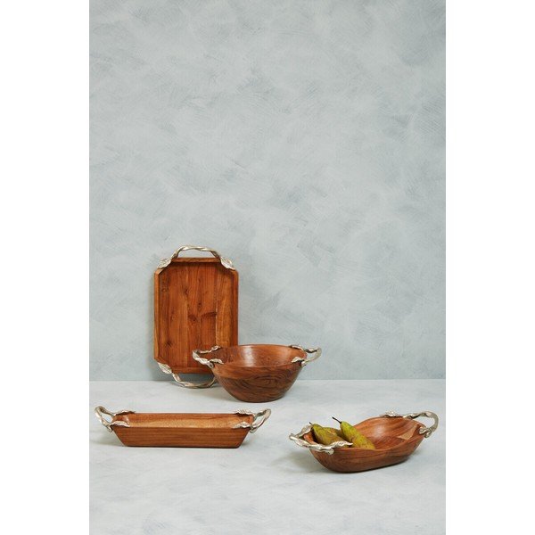 Drvena zdjela u prirodnoj boji Vine – Premier Housewares-image-2