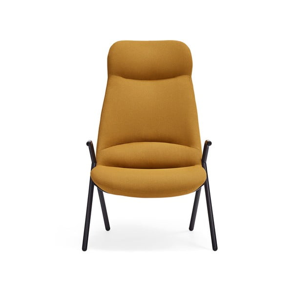 Senf žuta fotelja Teulat Dins, visina 114 cm-image-2