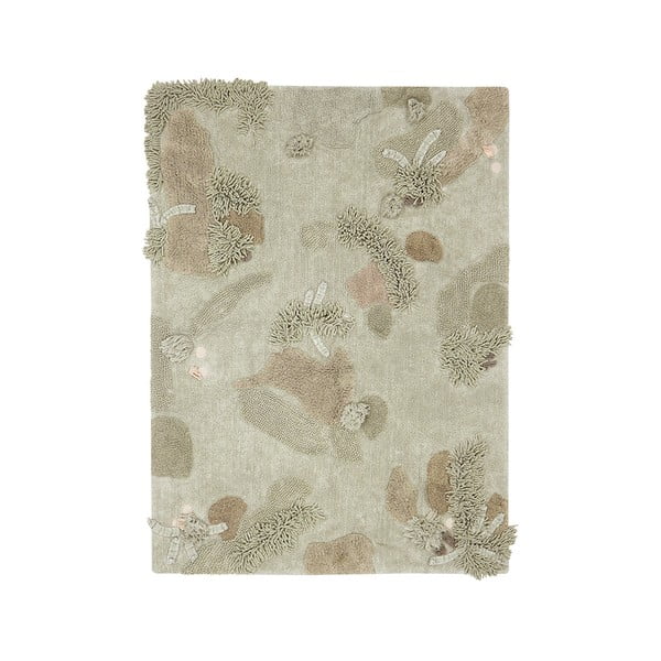 Bež pamučan dječji tepih za igru 120x160 cm Mushroom Forest – Lorena Canals