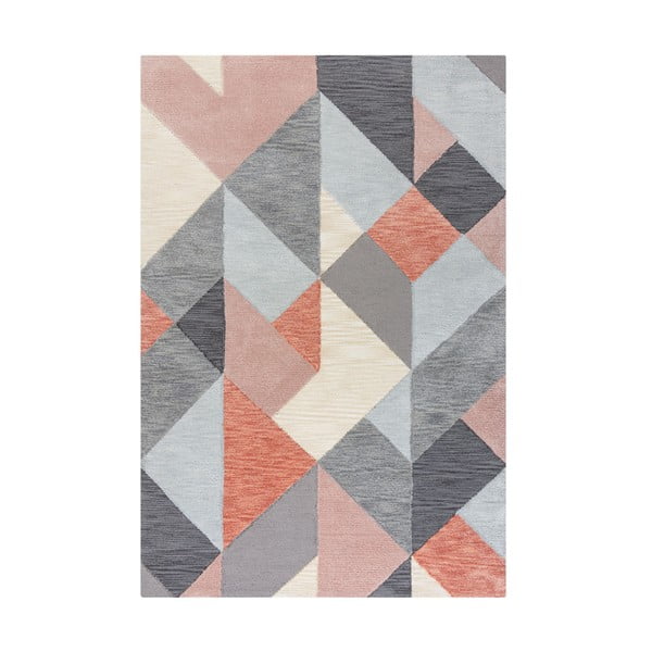 Sivo-ružičasti tepih Flair Rugs Icon, 160 x 230 cm