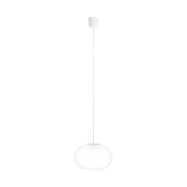 Stropna svjetiljka od opal stakla s bijelom Sotto Luce DOSEI utičnicom
