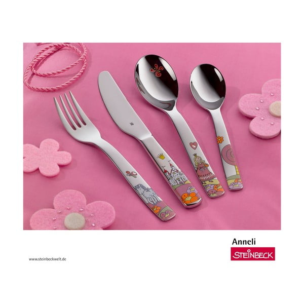 Set od 4 komada dječjeg pribora za jelo od nehrđajućeg čelika WMF Anneli-image-2