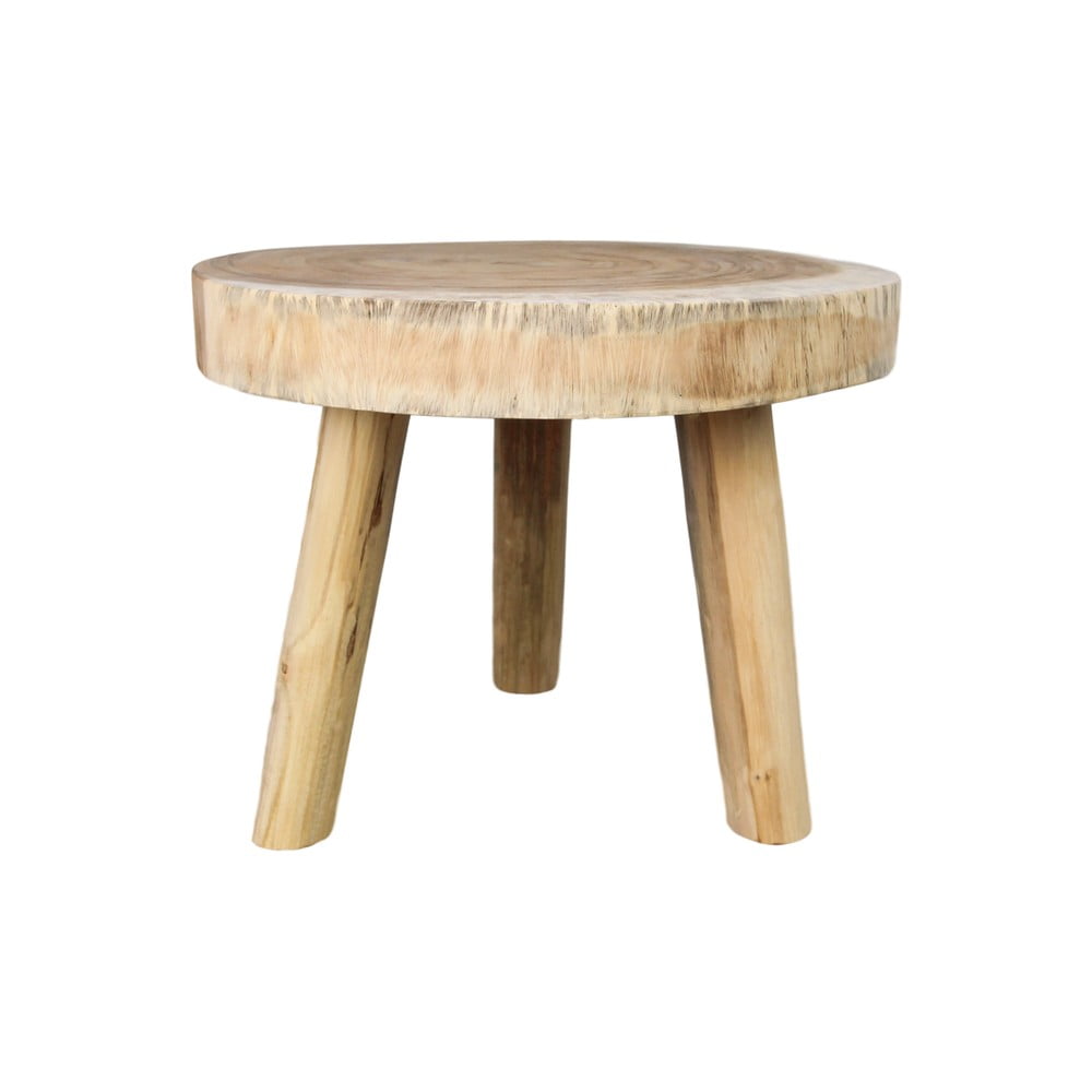 Ručno izrađen drveni stol HSM kolekcija Munggur, ⌀ 45 cm
