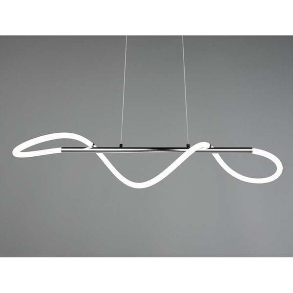 Metalna LED viseća svjetiljka s mogućnosti zatamnjivanja u srebrnoj boji Argos – Reality-image-2