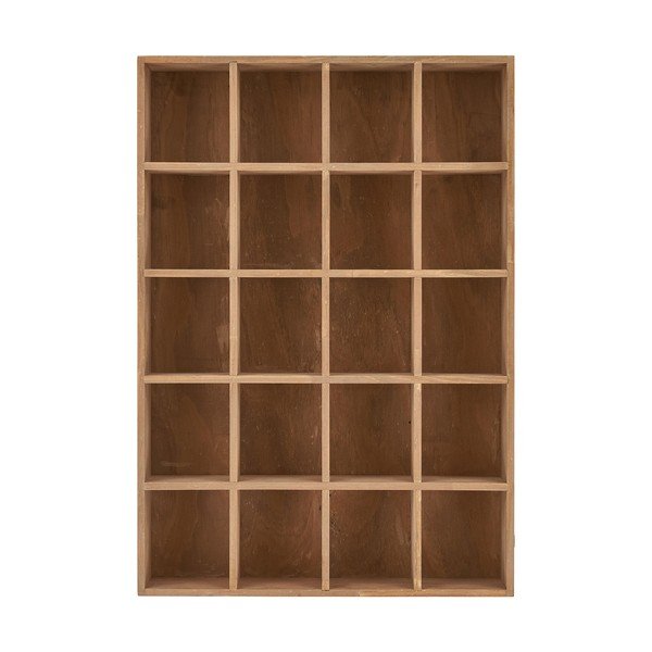 Polica s više razina od masivnog bora u prirodnoj boji 44 cm Moss – House Nordic