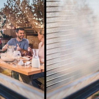 Mat naljepnica za staklo sa zaštitnim filmom Ambiance Lines, dužina 2 m