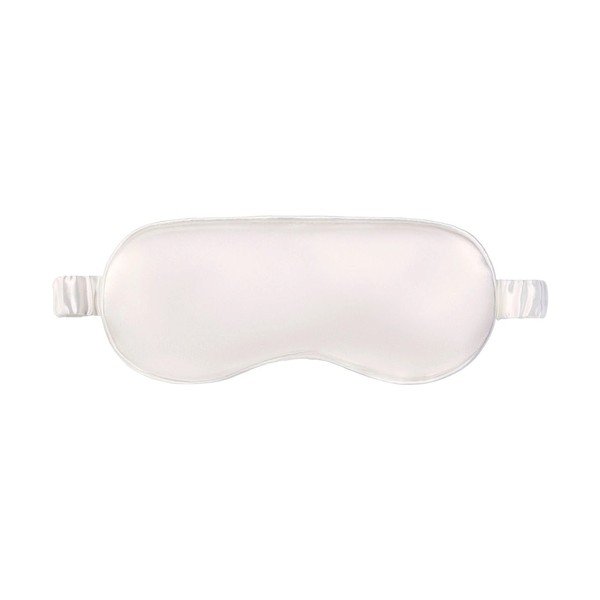 Bijela svilena maska za spavanje White – slip-image-2