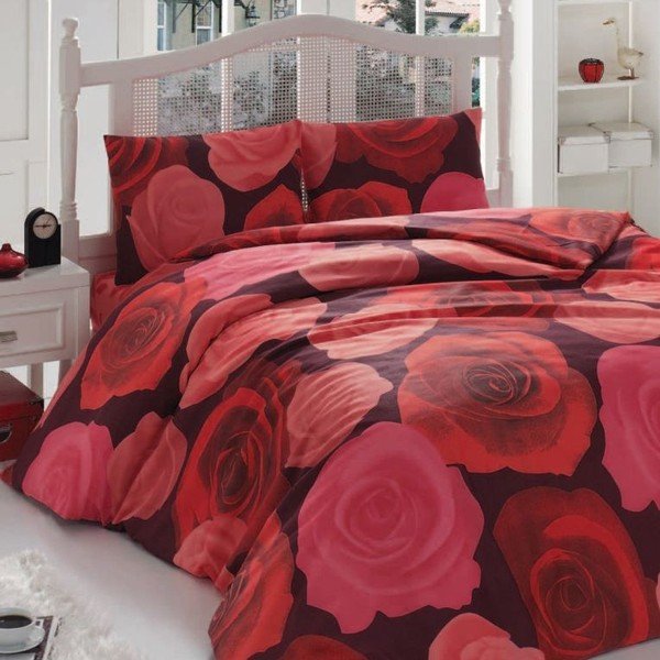 Posteljina Gulend Red, 240x220 cm