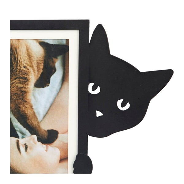 Crni metalni stojeći okvir 31x19,5 cm Hidden Cat – Balvi-image-2