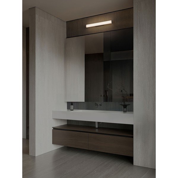 Mat crna metalna LED zidna lampa Misty – Nova Luce-image-1