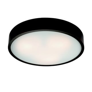 Crna okrugla stropna svjetiljka Lamkur Plafond, ø 47 cm