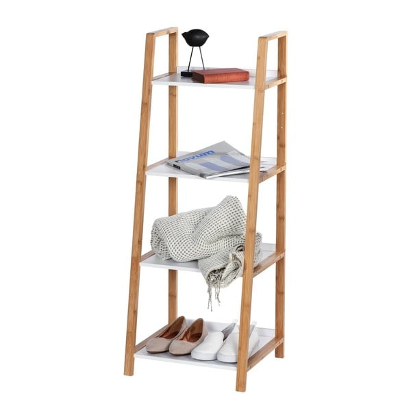 Kupaonska polica od bambusa sa 4 police Wenko Finja-image-4