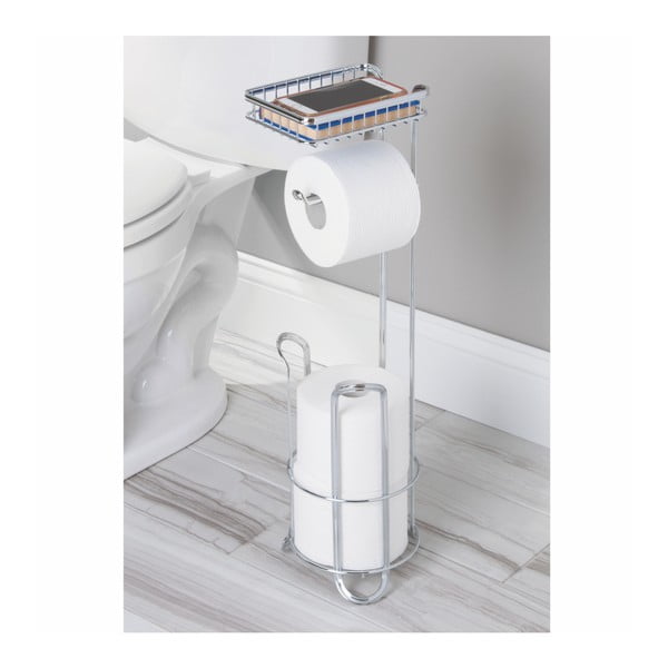 InterDesign York Lyra stalak za toaletni papir, visina 61 cm-image-2