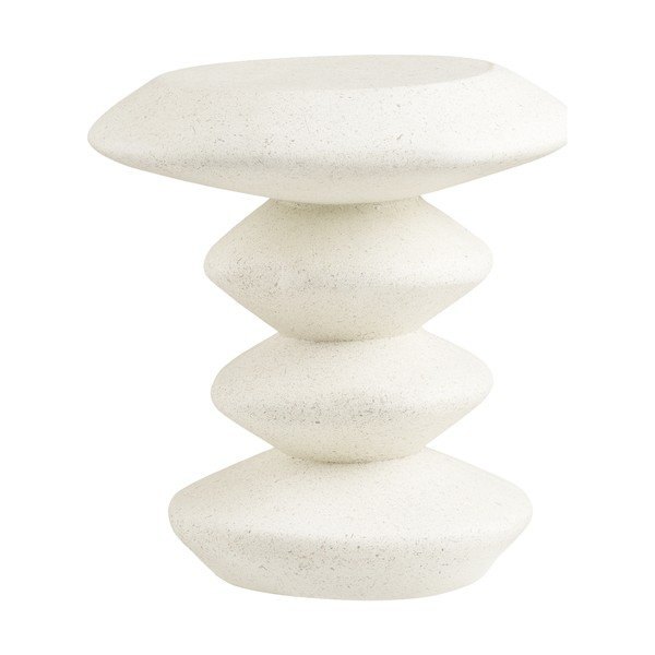 Okrugao pomoćni stol od kamenine ø 36 cm Blackburn – House Nordic