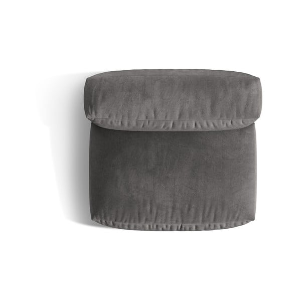 Siva baršunasti modularna sjedeća garnitura (srednji modul ) Martina – Micadoni -image-3