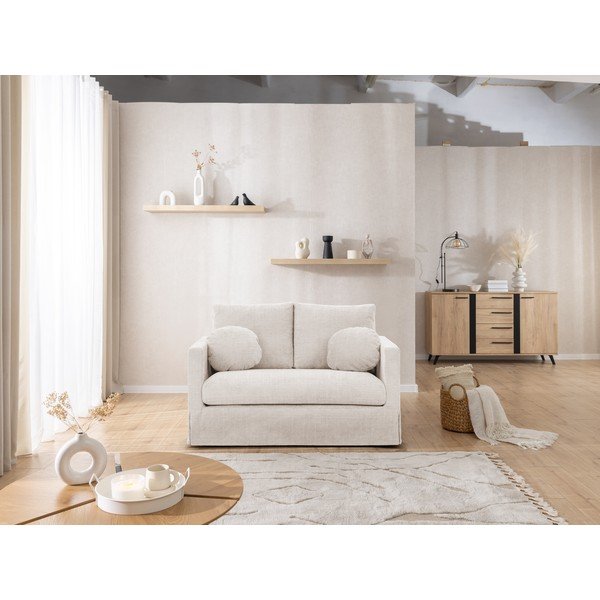Krem presvlaka dvosjed Paphos – Ropez-image-1