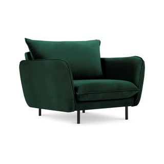 Zelena baršunasta fotelja Cosmopolitan Design Vienna