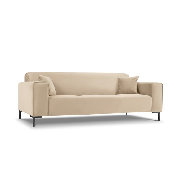 Bež baršunasta sofa Cosmopolitan Design Siena-image-3