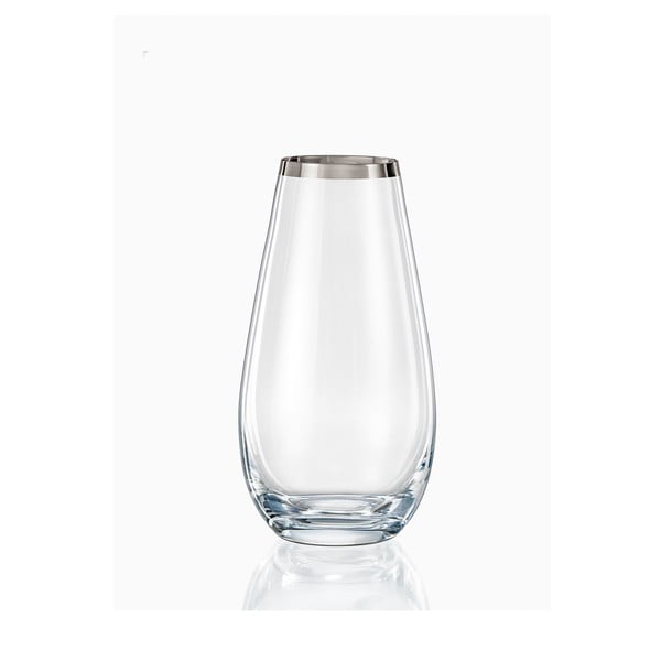 Crystalex Frost staklena vaza, visina 13 cm