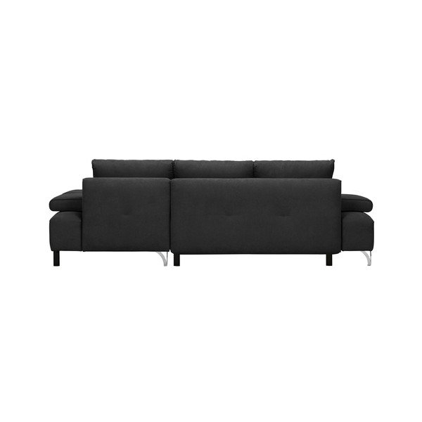Tamnosivi kutni kauč na razvlačenje Windsor & Co Sofas Virgo, lijevi kut-image-2