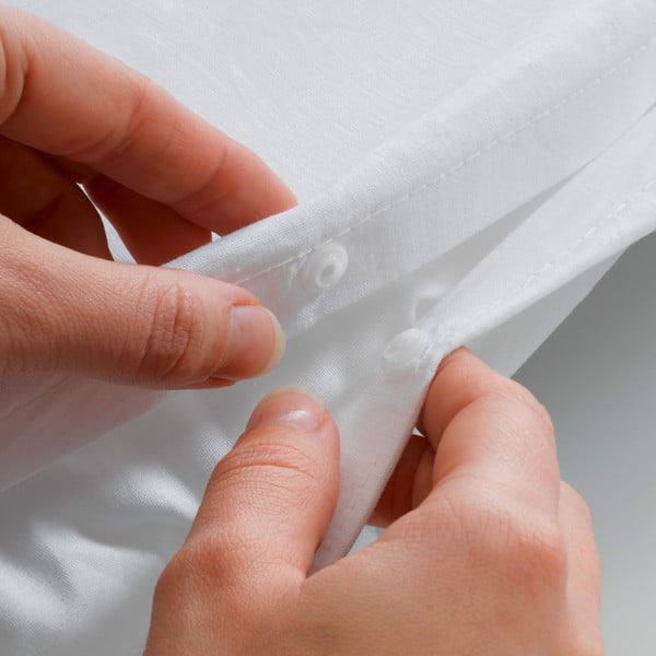 Antracitno siva pamučna posteljina za krevet za jednu osobu 140x200 cm Lina – douceur d'intérieur-image-1