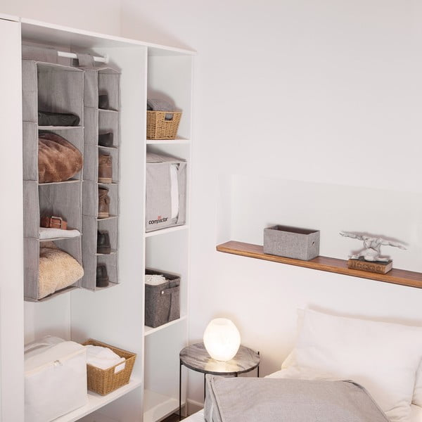 Viseći tekstilni organizator za garderobu Oxford – Compactor-image-1