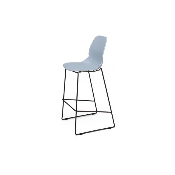 Set od 4 svijetloplave Marckeric Greta barske stolice-image-4