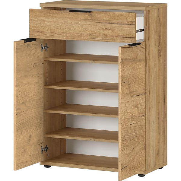 Ormarić za cipele u dekoru hrasta s ladicama Fremont - Germania-image-3