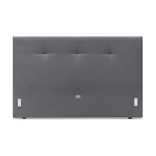 Tamno sivi tapecirani bračni krevet s podnicom 180x200 cm Tory - Bobochic Paris-image-3