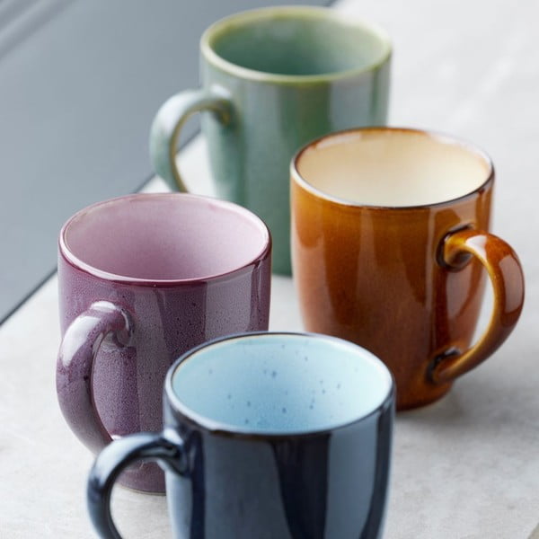 Crna/jantarna keramička šalica 300 ml Black/Amber – Bitz-image-4