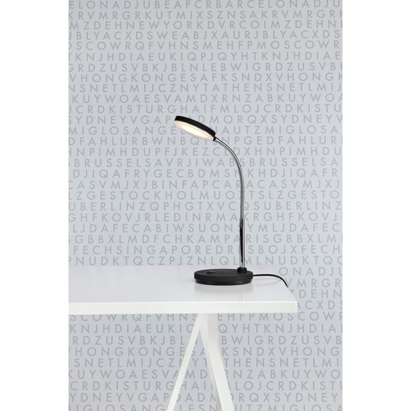 Crna stolna LED lampa Markslöjd Flex-image-1