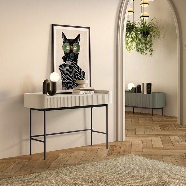 Zelena TV komoda 180x55x40 cm Willa – MOME-image-1