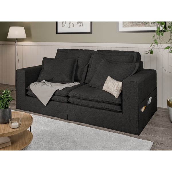 Crna sofa 196 cm Nora – Ropez-image-3