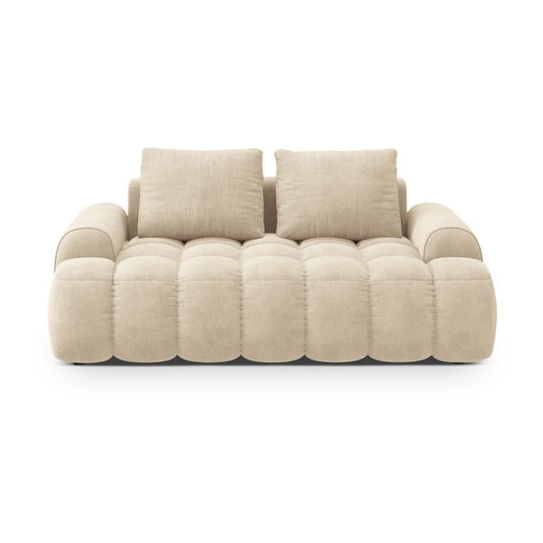 Bež baršunasti sofa 175 cm Linz – Cosmopolitan Design