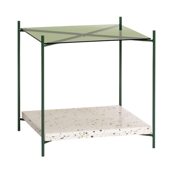 Stakleni pomoćni stol 42x42 cm Niche – Hübsch