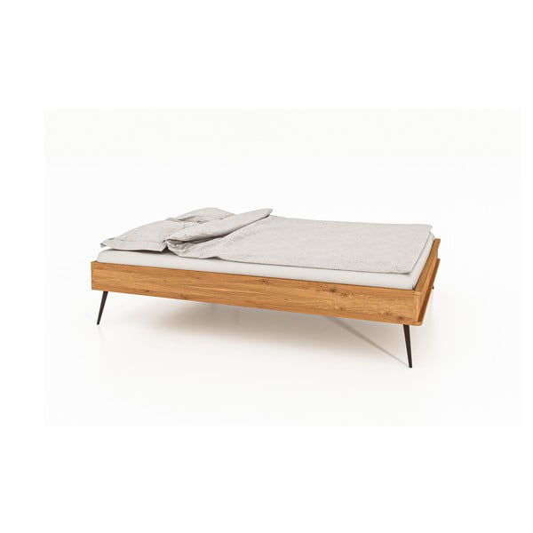 Bračni krevet od hrastovog drveta 180x200 cm Kula - The Beds