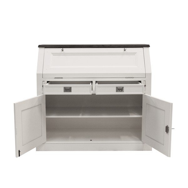 Bijela višenamjenska komoda Canett Skagen, 10 ladica-image-2